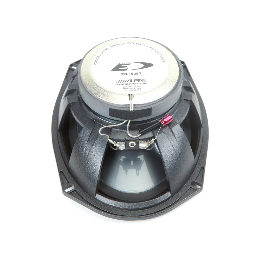 Alpine SPE-6090, Type E 6x9" 2-Way Coaxial Speaker System, 300 Watts