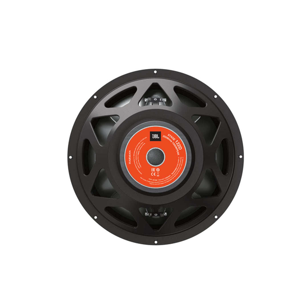 JBL STAGE122D, Stage Series 12" Dual 4 Ohm Voice Coil Car Subwoofer