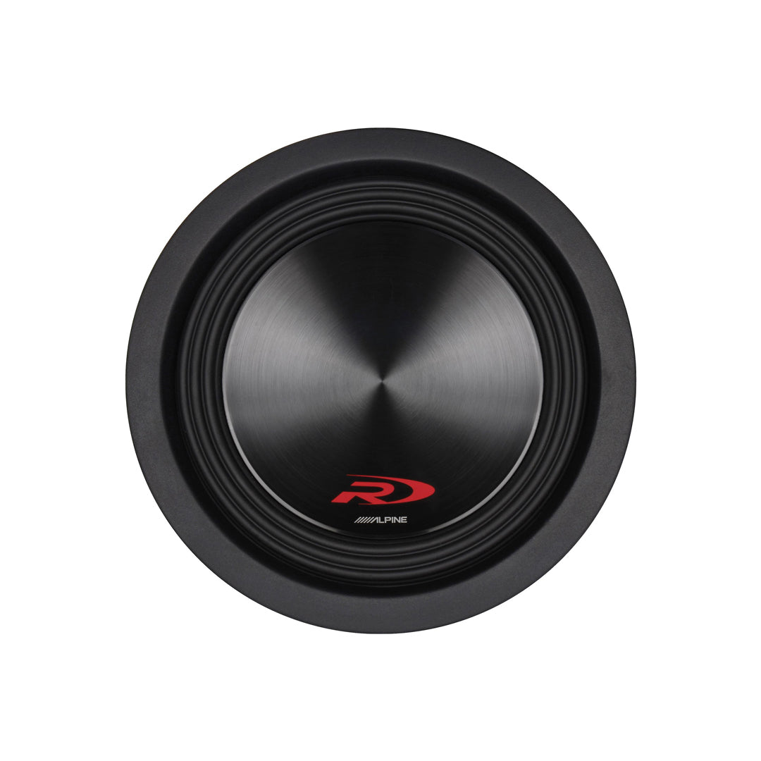 Alpine SWR-8D4, R Series Dual 4 Ohm Voice Coil 1000 Watts Subwoofer, 8"