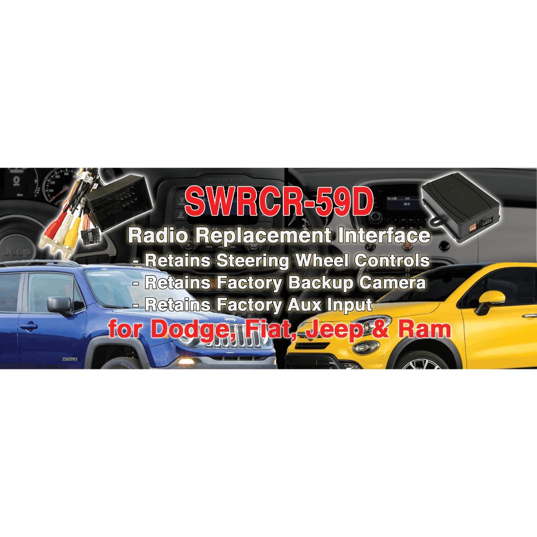 Crux SWRCR-59D, Radio Replacement with SWC Retention for Dodge Ram Vehicles