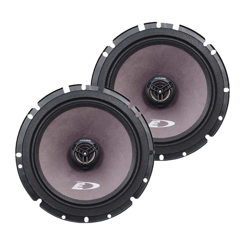 Alpine SXE-1726S, SXE 6.5" 2-Way Coaxial Speakers - 220W