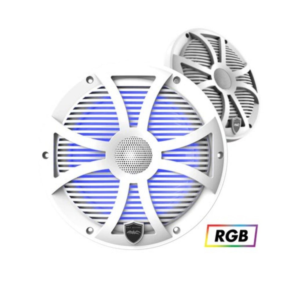 Wet Sounds REVO 8 SW-W GRILL, White SW Closed Style Grill for the REVO 8" Subwoofer
