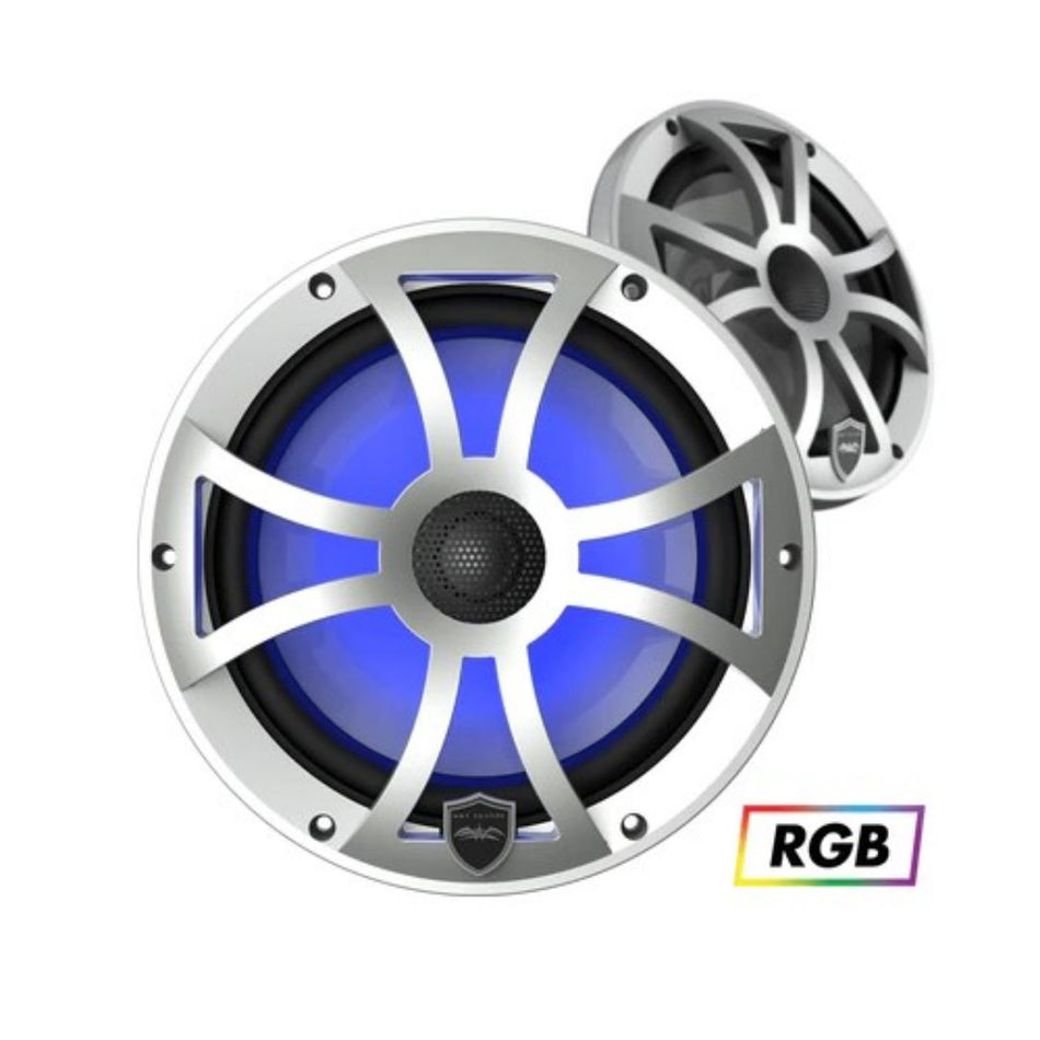Wet Sounds REVO 8 XS-S GRILL, Silver XS Open Style Grill for the REVO 8" Subwoofer