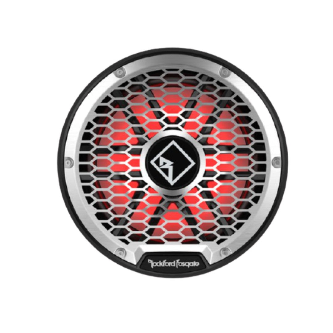Rockford Fosgate M2D4-12IB, M2 Series 12" Dual 4 Ohm Voice Coil Color Optixª Infinite Baffle Marine Subwoofer - Black