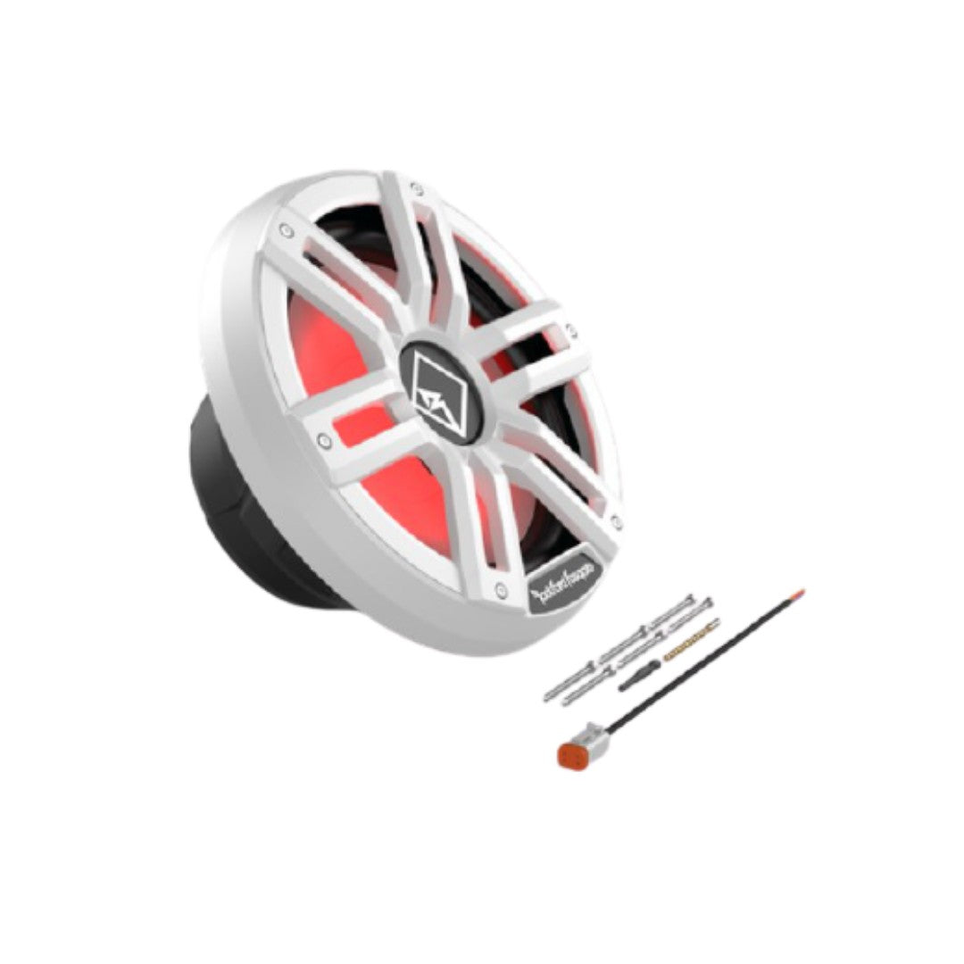 Rockford Fosgate M2D4-12S, M2 Series 12" Dual 4 Ohm Voice Coil Color Optixª Marine Subwoofer - White