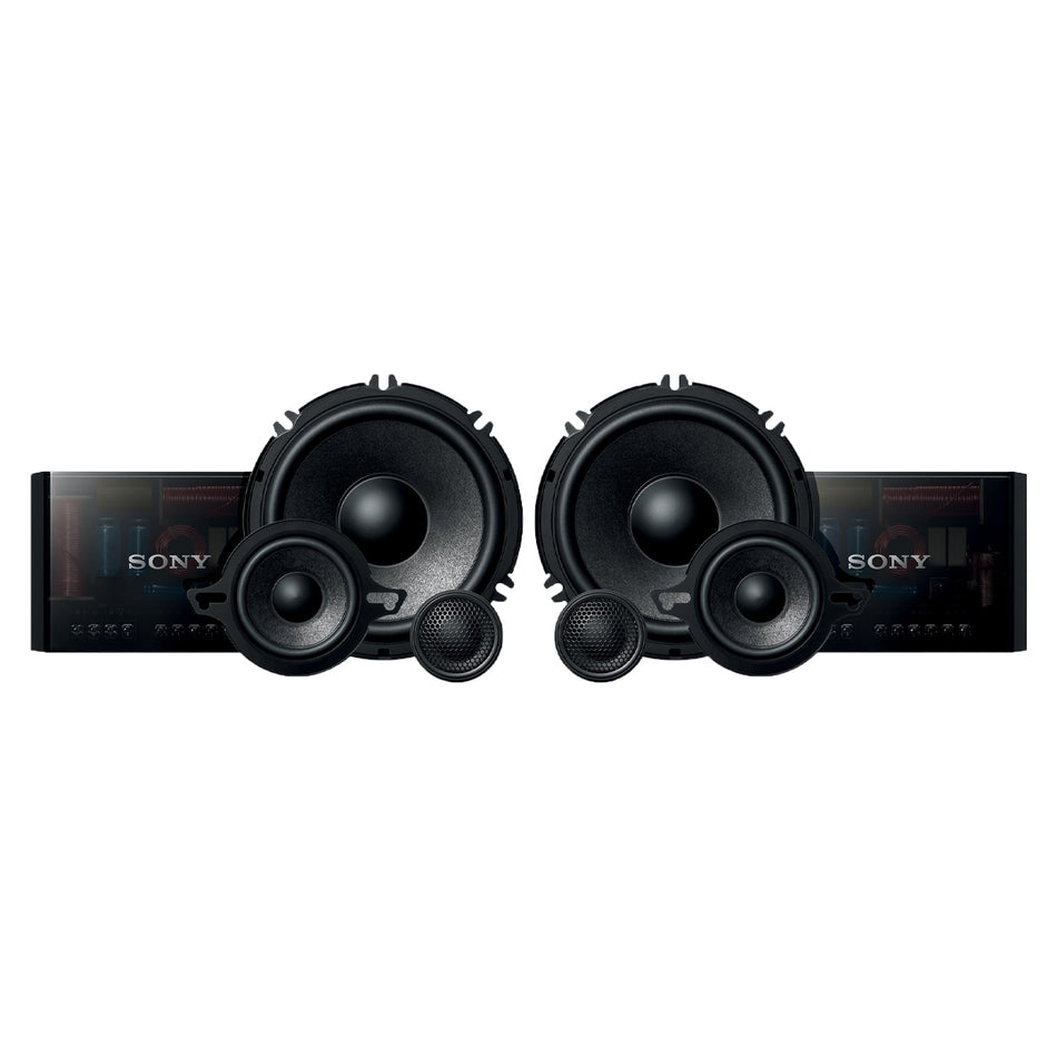 Sony XS-GS1631C, GS Series 6.5" 3-Way Component Car Speaker - 320 Watts