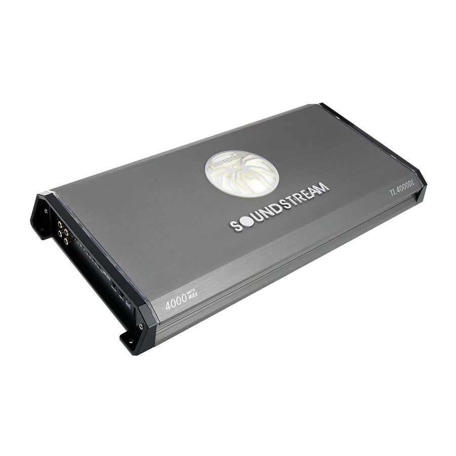 Soundstream T1.4000DL, Tarantula Electro Monoblock Class D Amplifier High Headroom Super Power w/ RGB Lights - 4000W