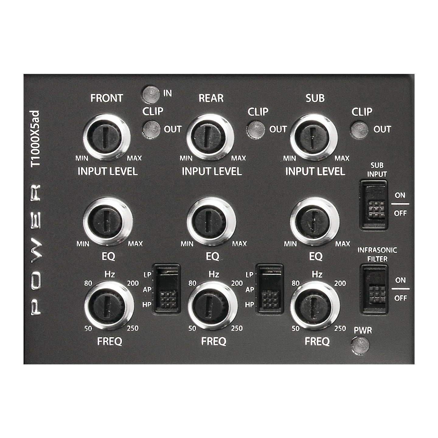 Rockford Fosgate T1000X5AD, Power Series 5 Channel Car Amplifier