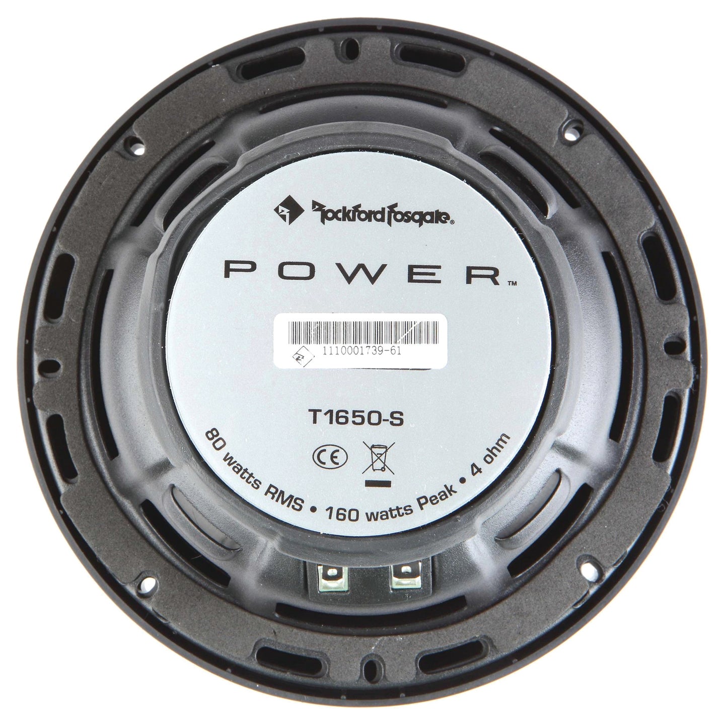 Rockford Fosgate T1650-S, Power 6.5" 2-Way Component Speakers, 160W