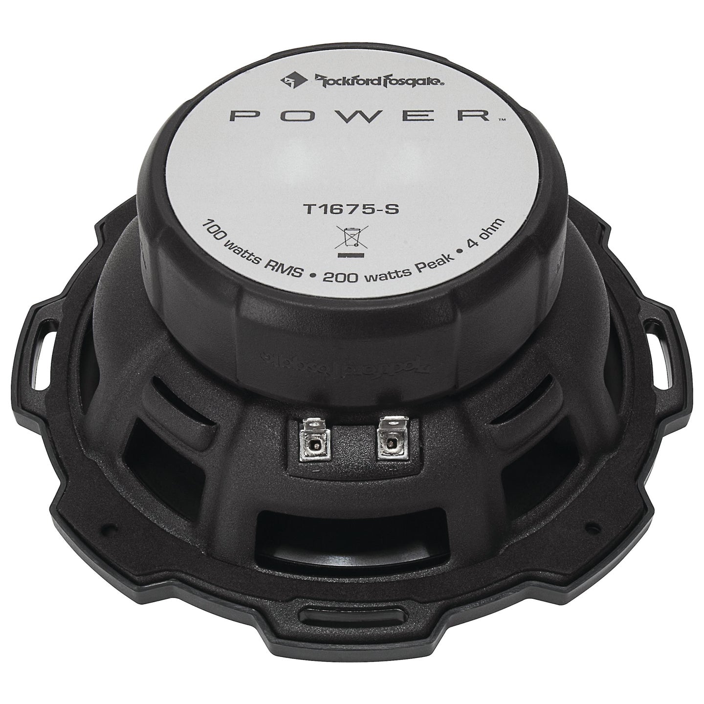 Rockford Fosgate T1675-S, Power 6.75" 2-Way Component Speakers, 200W