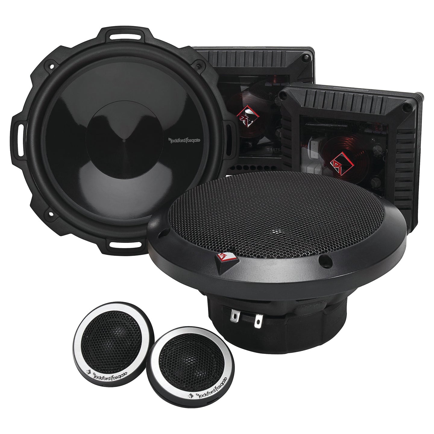 Rockford Fosgate T1675-S, Power 6.75" 2-Way Component Speakers, 200W
