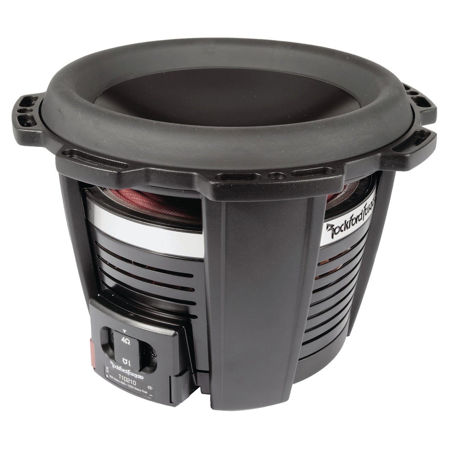 Rockford Fosgate T1D210, Power 10" 2 Ohm Dual Voice Coil Subwoofer - 1200W