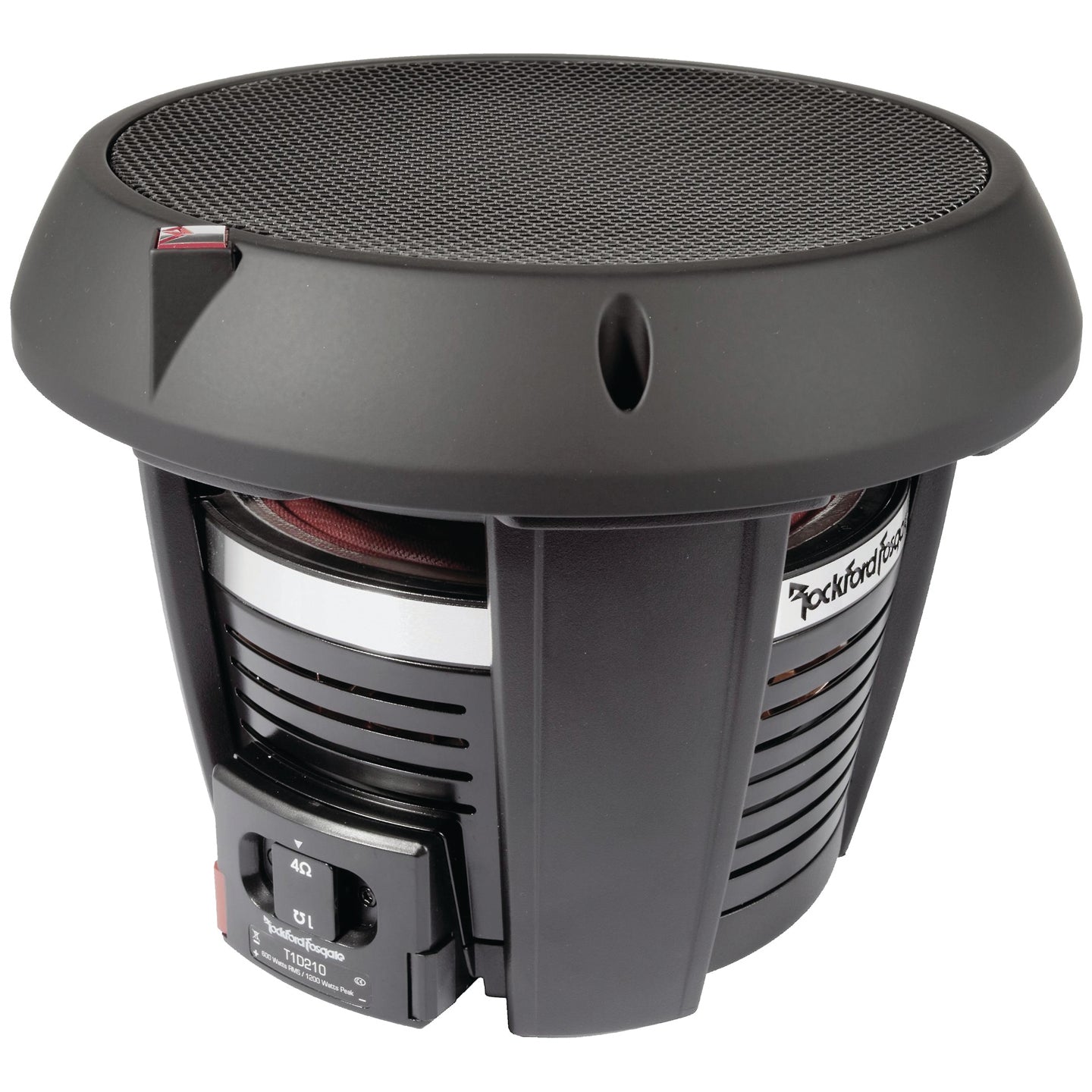 Rockford Fosgate T1D210, Power 10" 2 Ohm Dual Voice Coil Subwoofer - 1200W