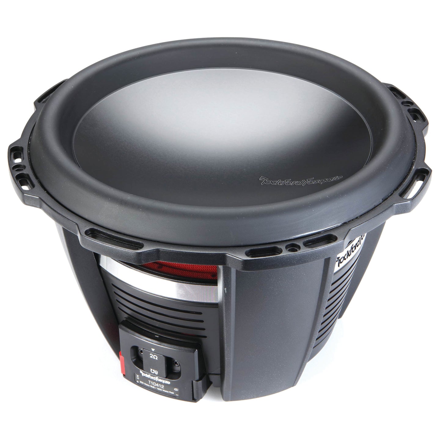 Rockford Fosgate T1D412, Power 12" 4 Ohm Dual Voice Coil Subwoofer - 1600W
