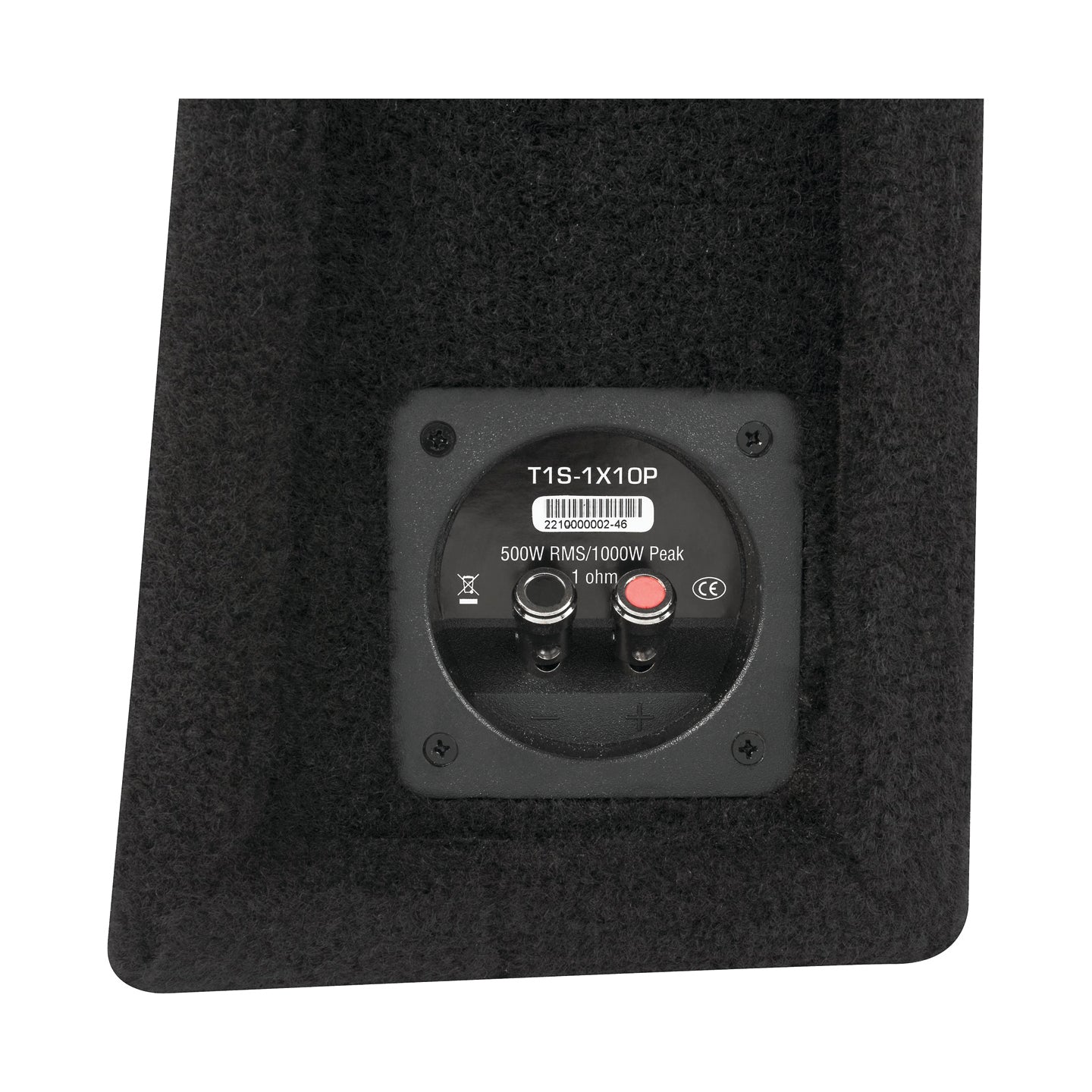 Rockford Fosgate T1S-1X12, Punch 12" Sealed Loaded Enclosure, 600 Watts RMS