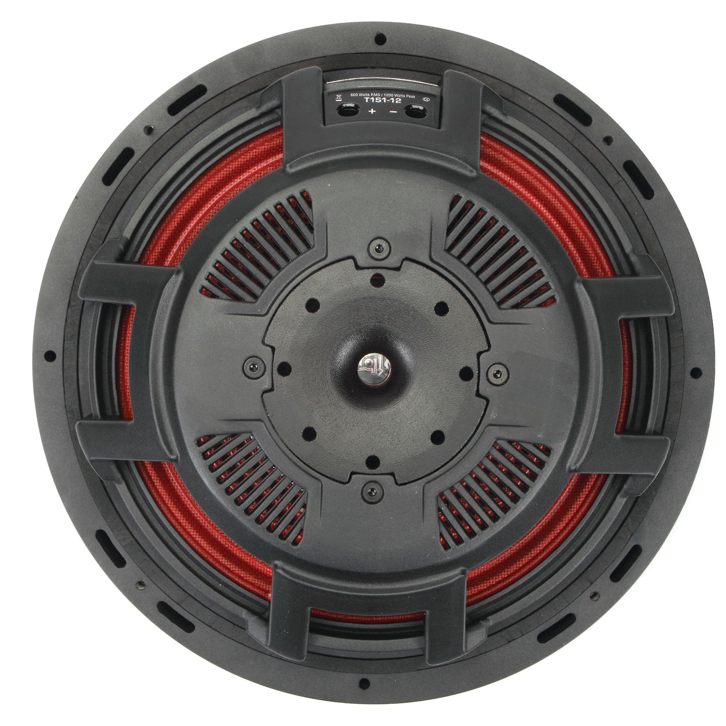 Rockford Fosgate T1S1-12, Power 12" 1 Ohm Single Voice Coil Slim Subwoofer - 1200W