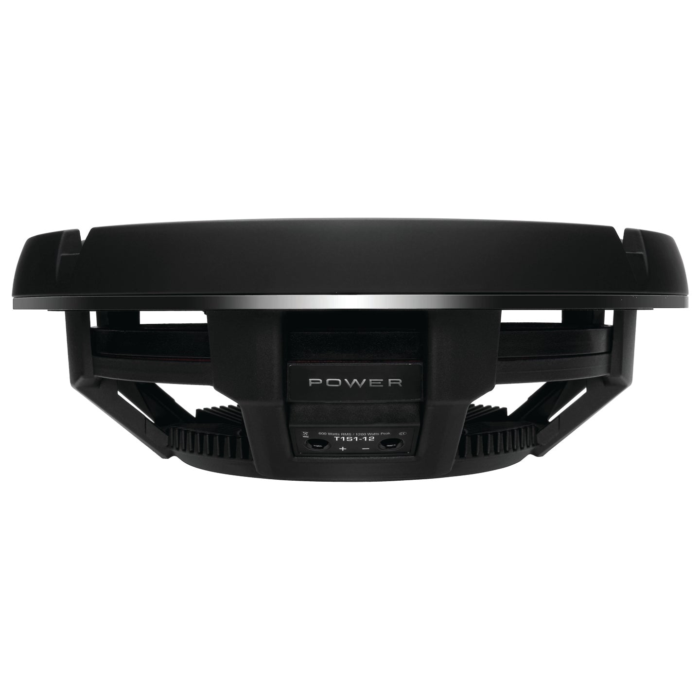 Rockford Fosgate T1S1-12, Power 12" 1 Ohm Single Voice Coil Slim Subwoofer - 1200W