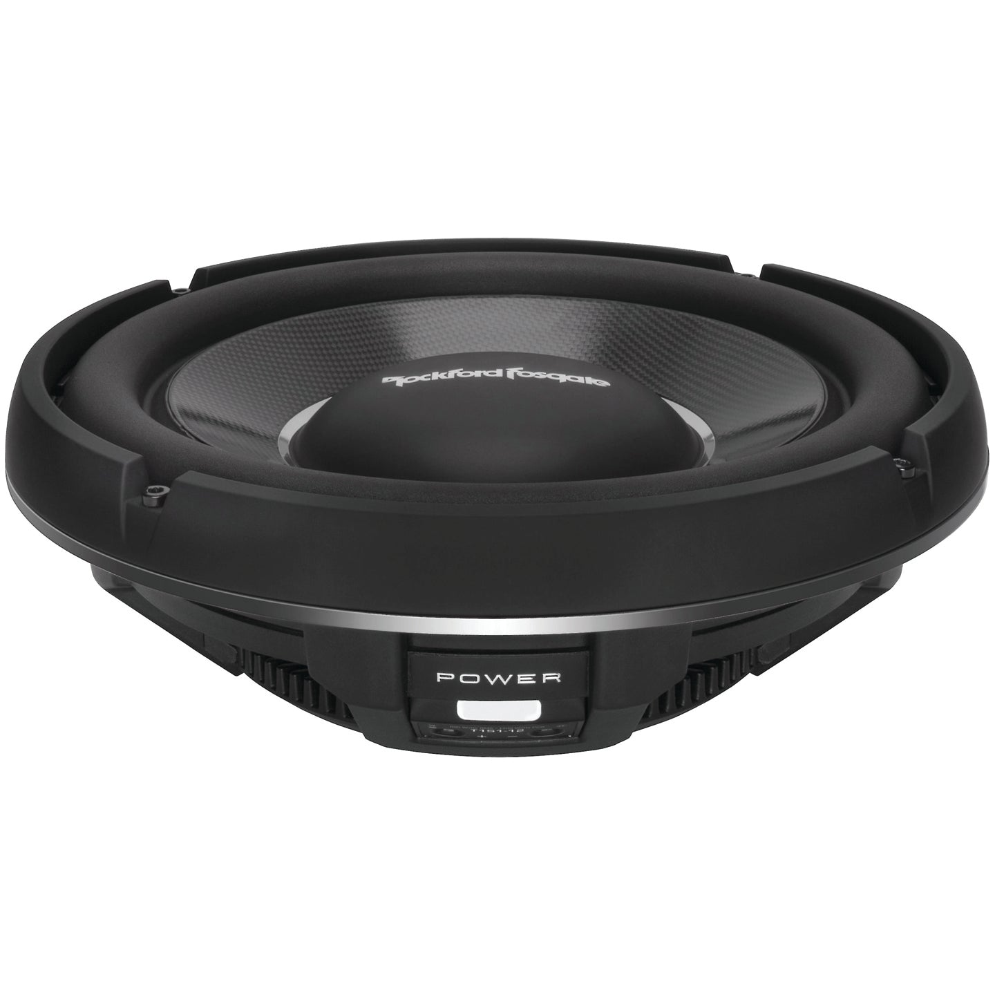 Rockford Fosgate T1S1-12, Power 12" 1 Ohm Single Voice Coil Slim Subwoofer - 1200W