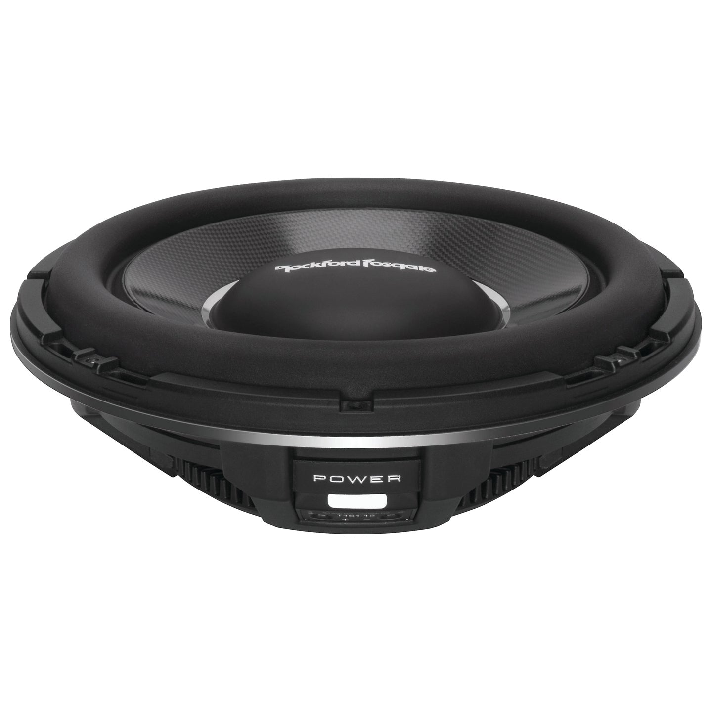Rockford Fosgate T1S2-12, Power 12" 2 Ohm Single Voice Coil Slim Subwoofer - 1200W