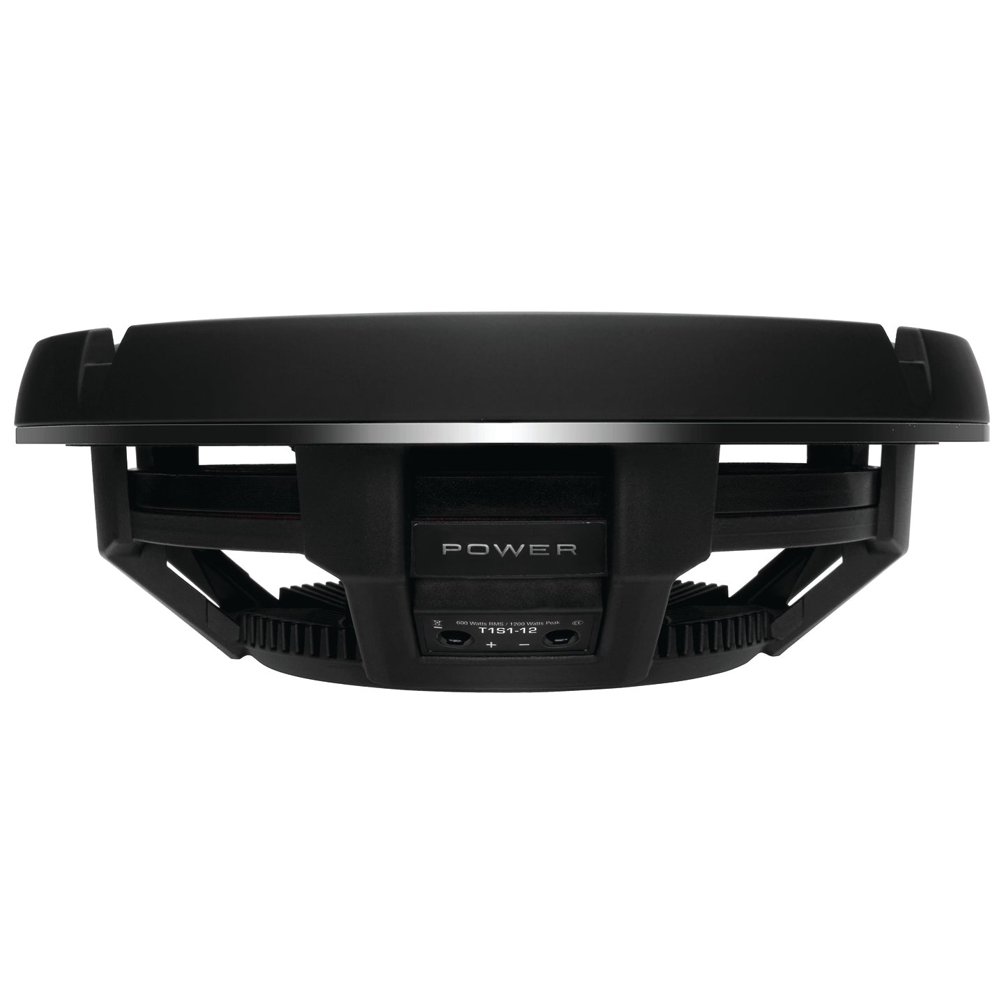 Rockford Fosgate T1S2-12, Power 12" 2 Ohm Single Voice Coil Slim Subwoofer - 1200W