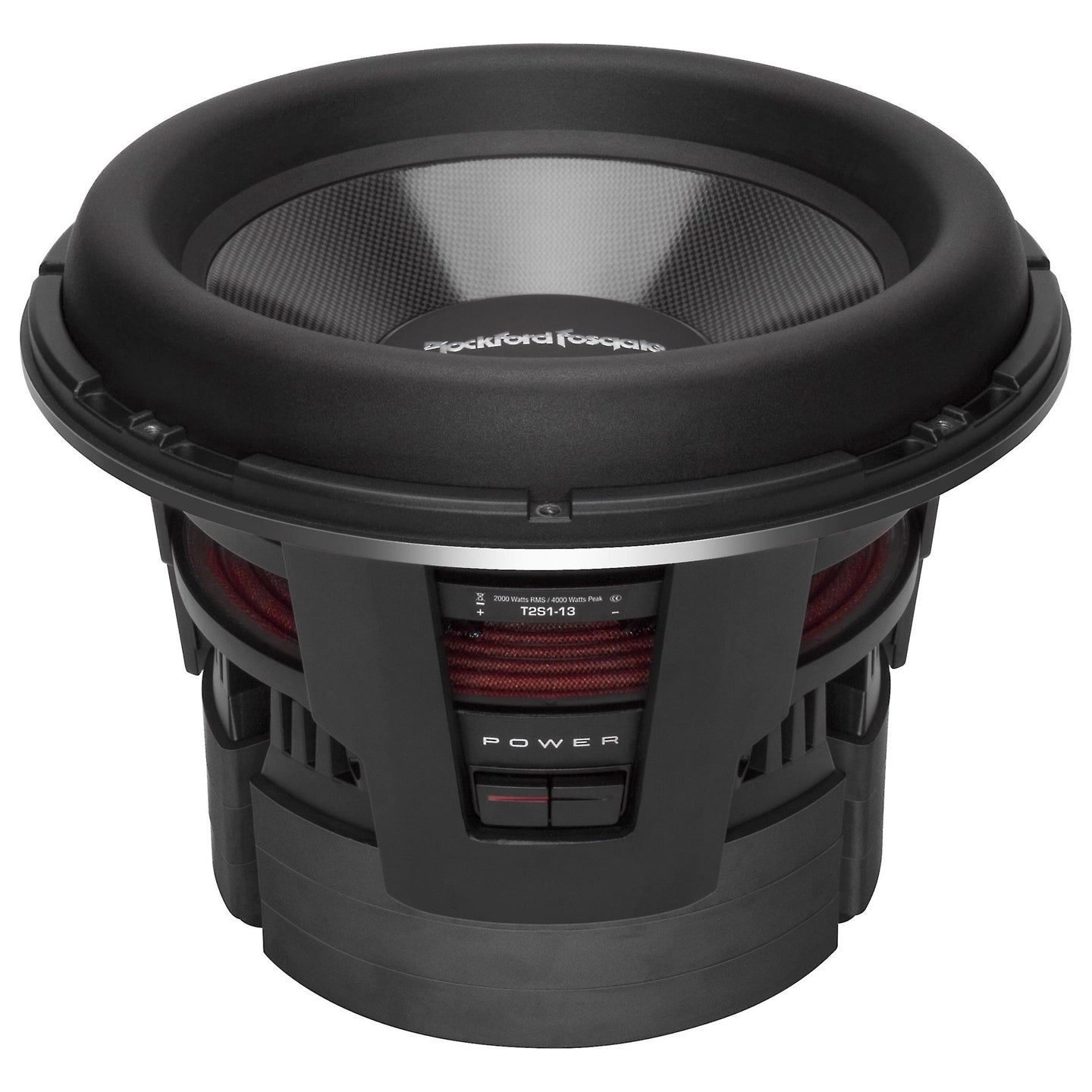Rockford Fosgate T2S1-13, Power 13" 1 Ohm Single Voice Coil Subwoofer - 4000W