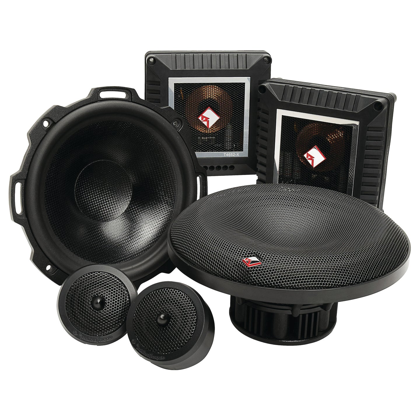 Rockford Fosgate T4652-S, Power 6.5" 2-Way Component Speakers, 300W