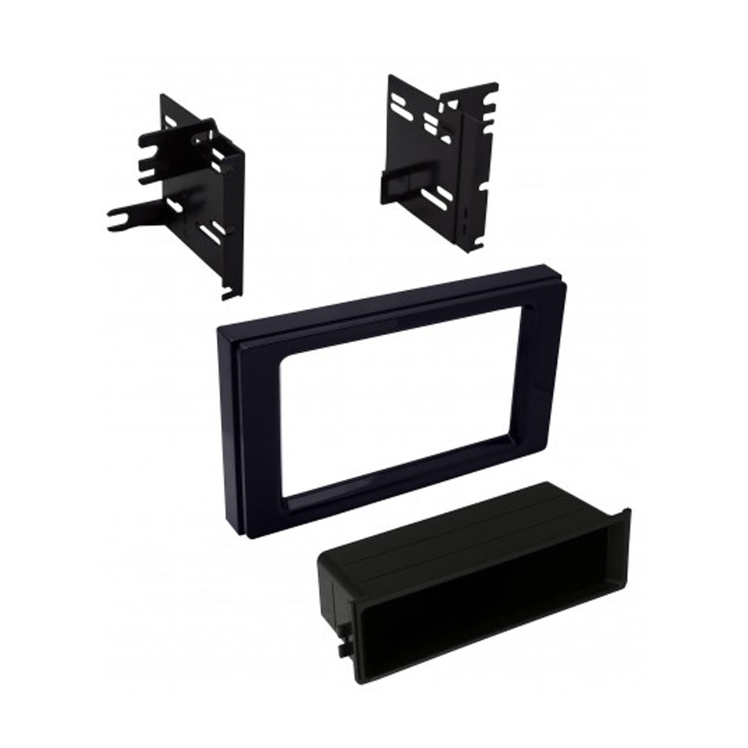 American International TOYK932GB, 2016-2017 Toyota Pairius Gloss Black Single DIN / ISO w/ Pocket or Double DIN