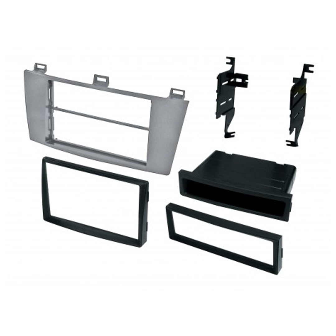 American International TOYK964S, 2004-2008 Toyota Solara Single DIN / ISO w/ Pocket or Double DIN Silver