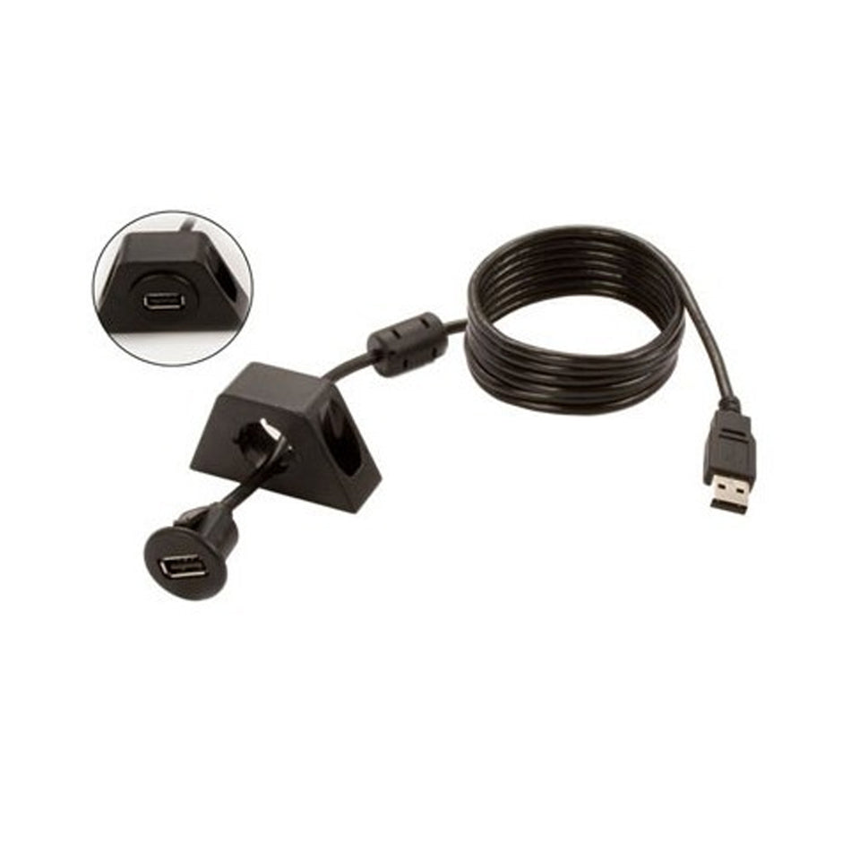 PAC USBDMA6, USB Dash-Mount Adaptor Cable. Cable Length 6 Foot. Connects to Any Standard USB Cable. USB Type a Male to USB Type a Female Extension Cable