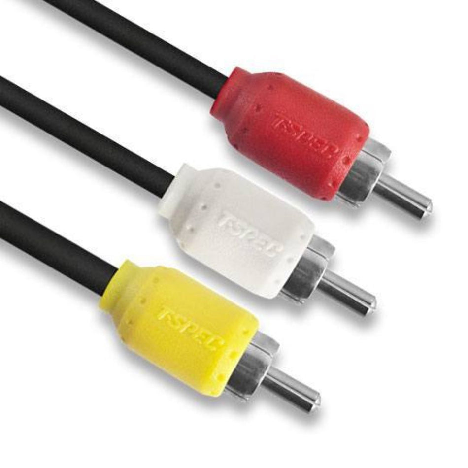 T-Spec V6RCA-1-5AV, 1.5Ft A/V Cable - V6 Series