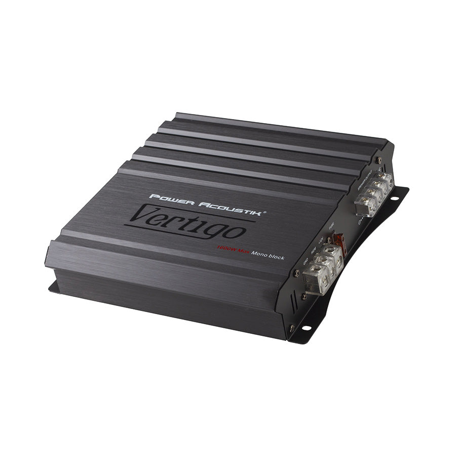 Power Acoustik VA1-1600D, Monoblock Class A/B w/Bass Remote Amplifier - 1600W