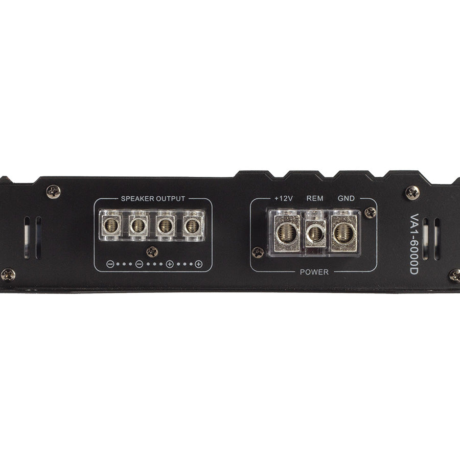 Power Acoustik VA1-6000D, Monoblock Class D w/Bass Remote Amplifier - 6000W