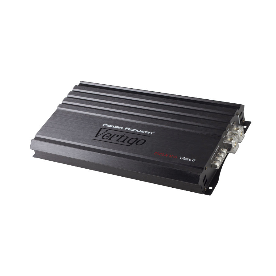 Power Acoustik VA1-8000D, Monoblock Class D w/Bass Remote Amplifier - 8000W