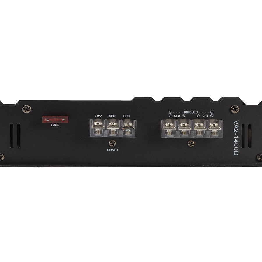 Power Acoustik VA2-1400D, 2 Channel Class A/B Amplifier - 1400W