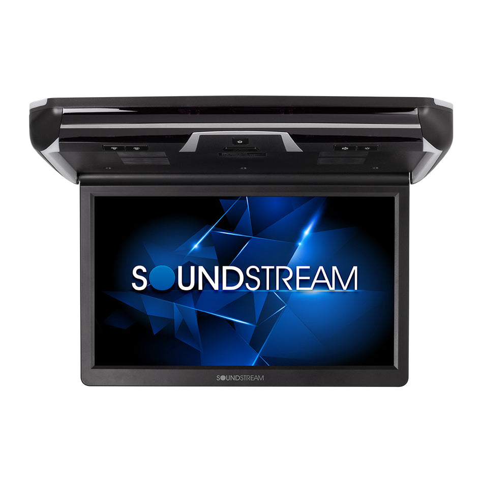 Soundstream VCM-160DMH, 16" Ceiling Mount DVD Entertainment. Sys., Mobile Link, RGB Lights, 3 Color Changeable