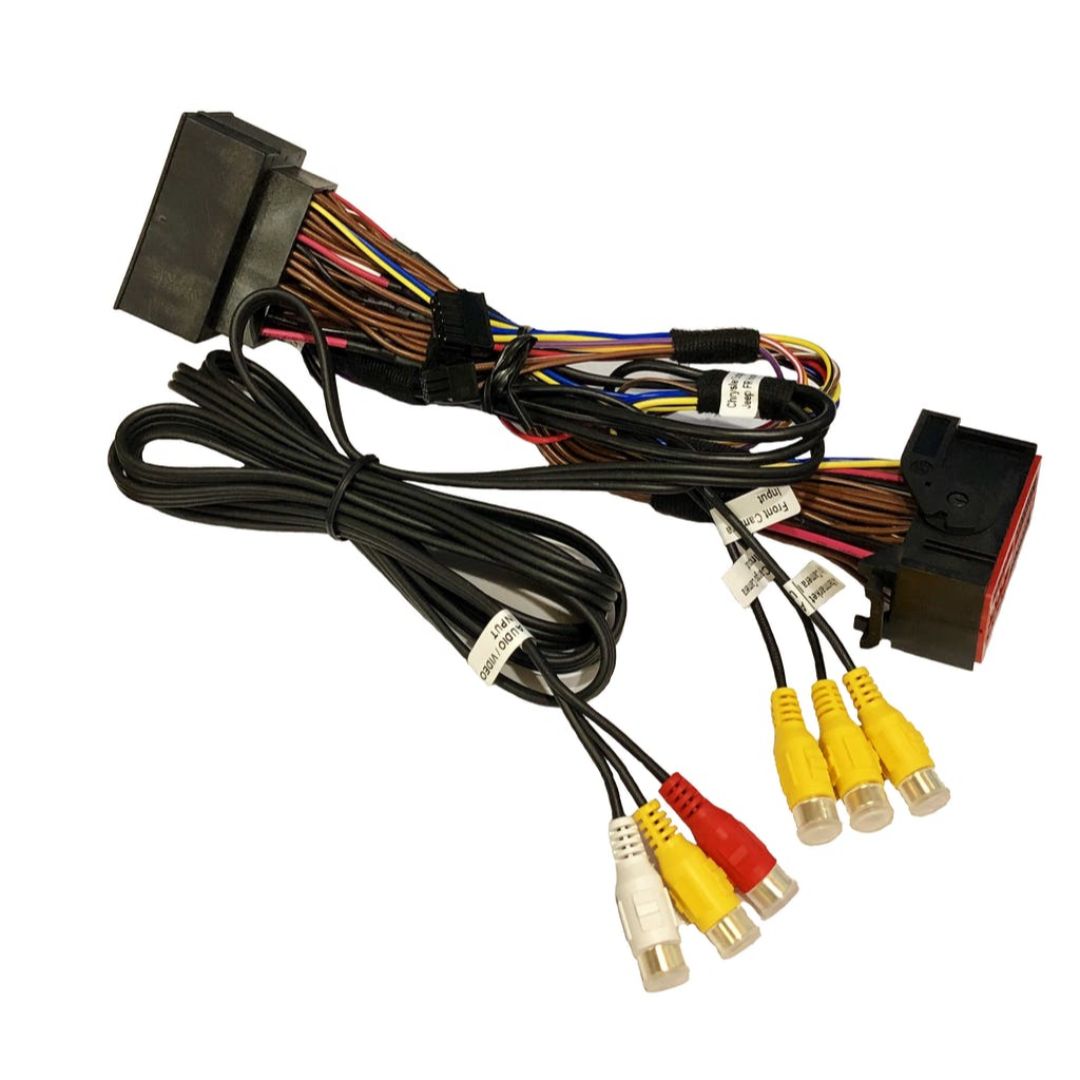 Crux VRFCH-75L, Sightline Safety-View Integration Front & Rear + 1 Video Camera Integration Interface with A/V Input for DODGE, JEEP & RAM Vehicles with Uconnect 8.4” Systems (Camera not Included)