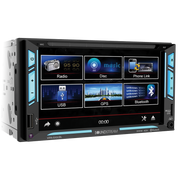 Soundstream VR-64HBL, 2-DIN AptiX Source Unit w/ PhoneLink, Bluetooth, & 6.2" LCD, RGB Light Strips