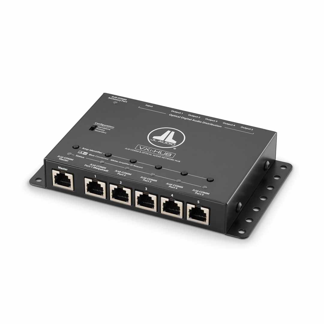 JL Audio VXi-HUB, Optical Audio Network Hub for JL Audio VXi Amplifiers