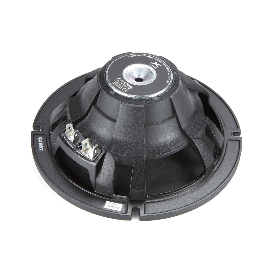 Alpine X-S65C, X Series 6.5" 2-Way Component Car Speakers - 360 Watts