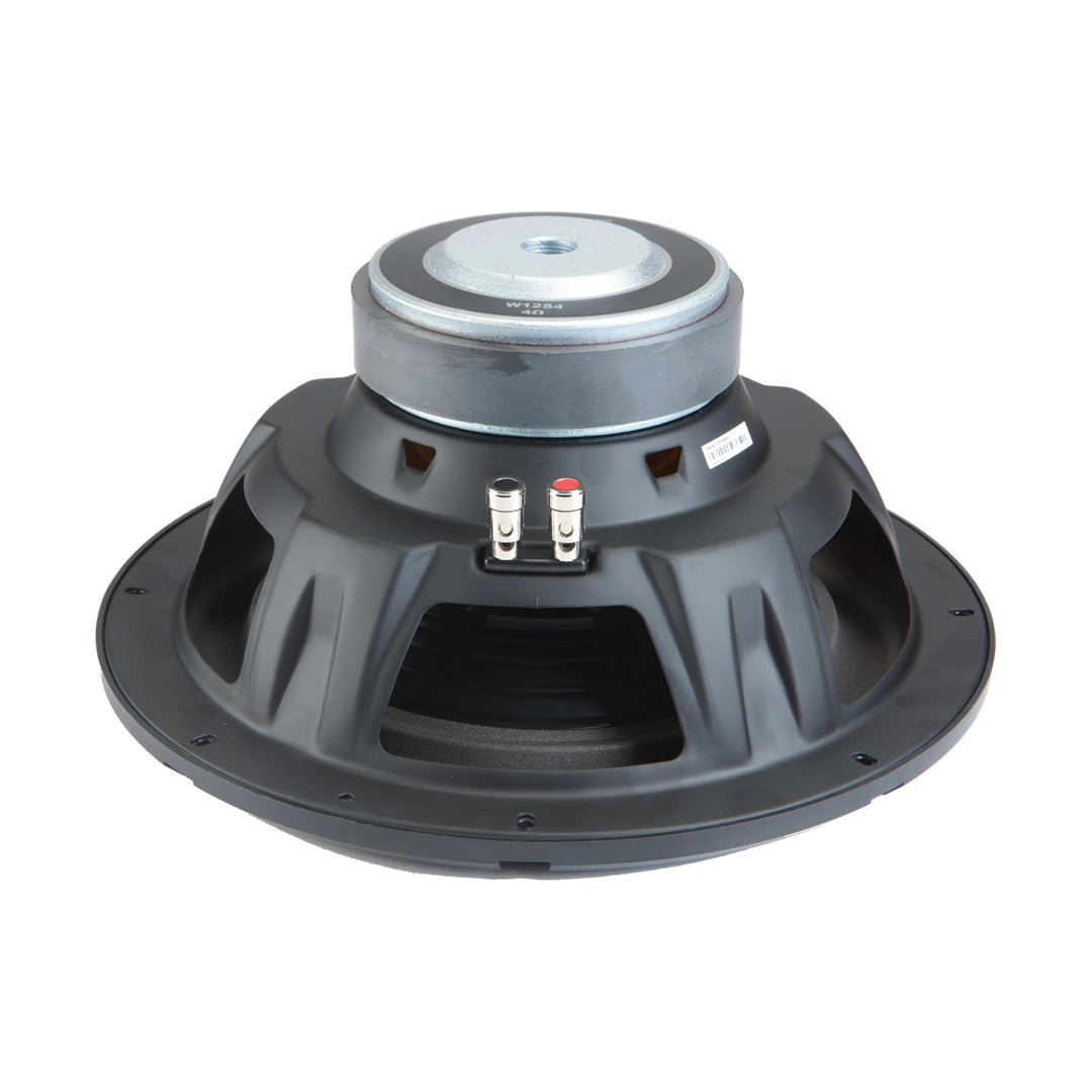 Alpine W12S4, Bass Series Single 4 Ohm Voice Coil 12" Subwoofer - 750W