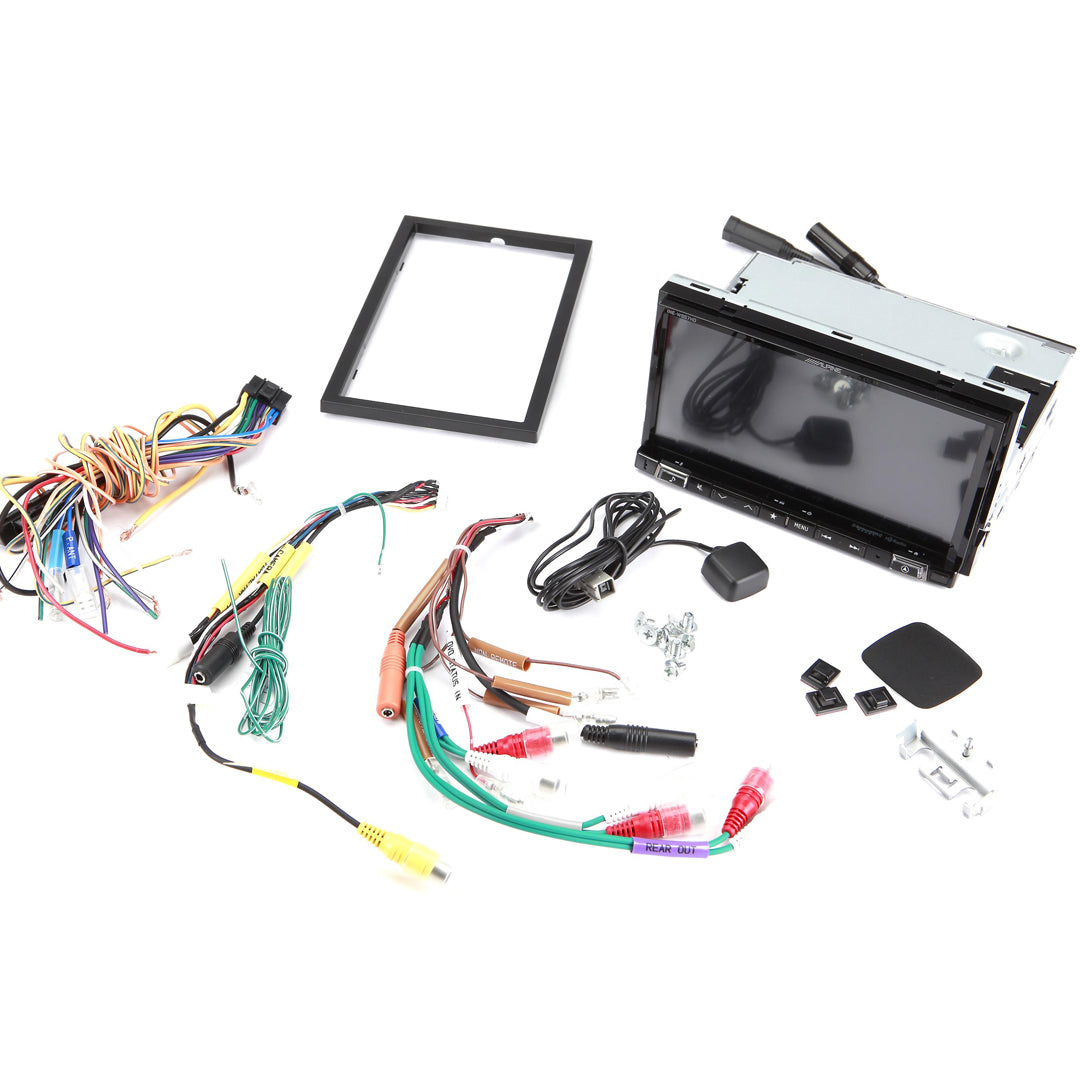 Alpine INE-W967HD, Double-Din Car Mech-Less Digital Media Receiver with 7" Screen and GPS Navigation (Does Not Play CDs)