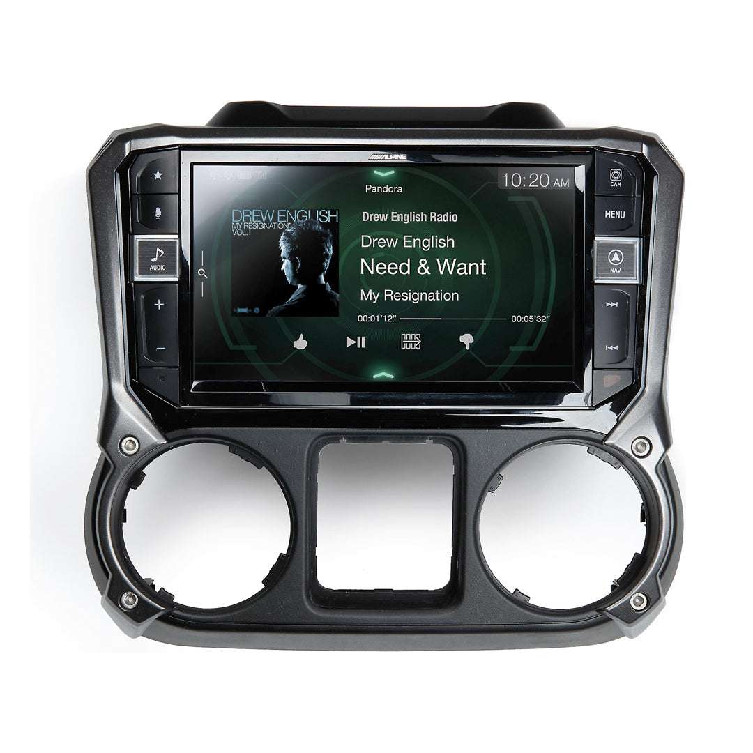 Alpine i209-WRA, In-Dash Restyle System, Custom-Fit Digital Media Receiver w/ 9" Screen and Apple CarPlay / Android Auto