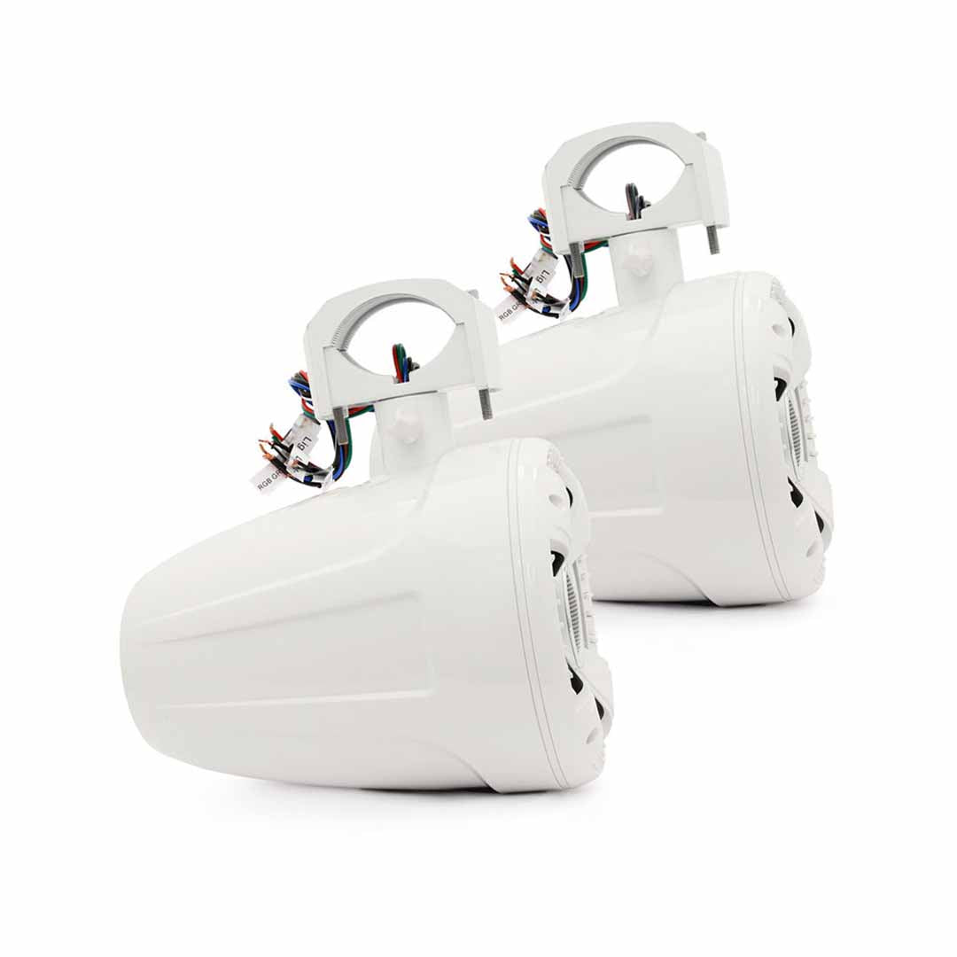 Soundstream WTS-6W, Marine Gloss White 6.5" Wake Tower Speakers
