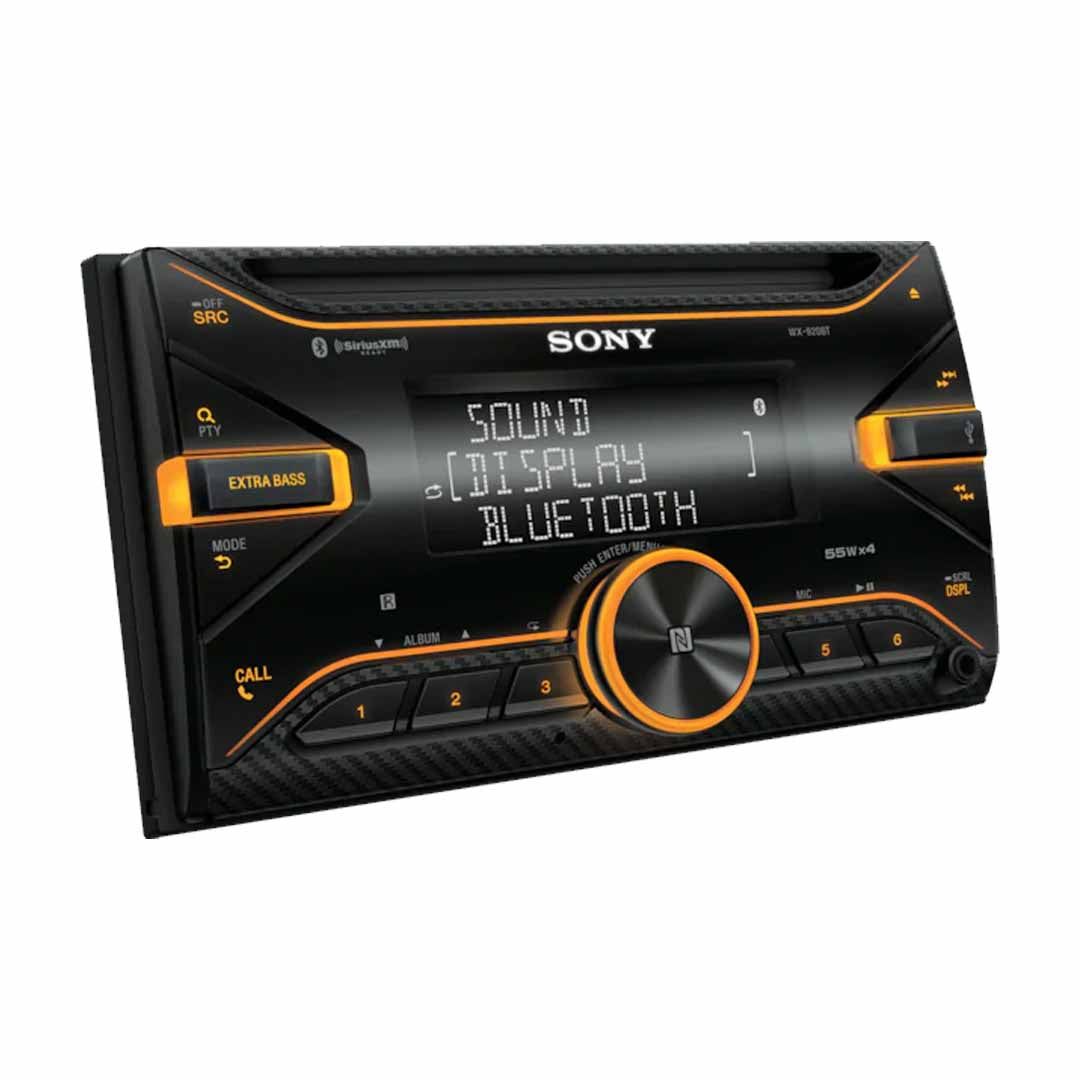 Sony WX-920BT, Double DIN CD/MP3 Bluetooth Car Stereo w/ Variable Color Display