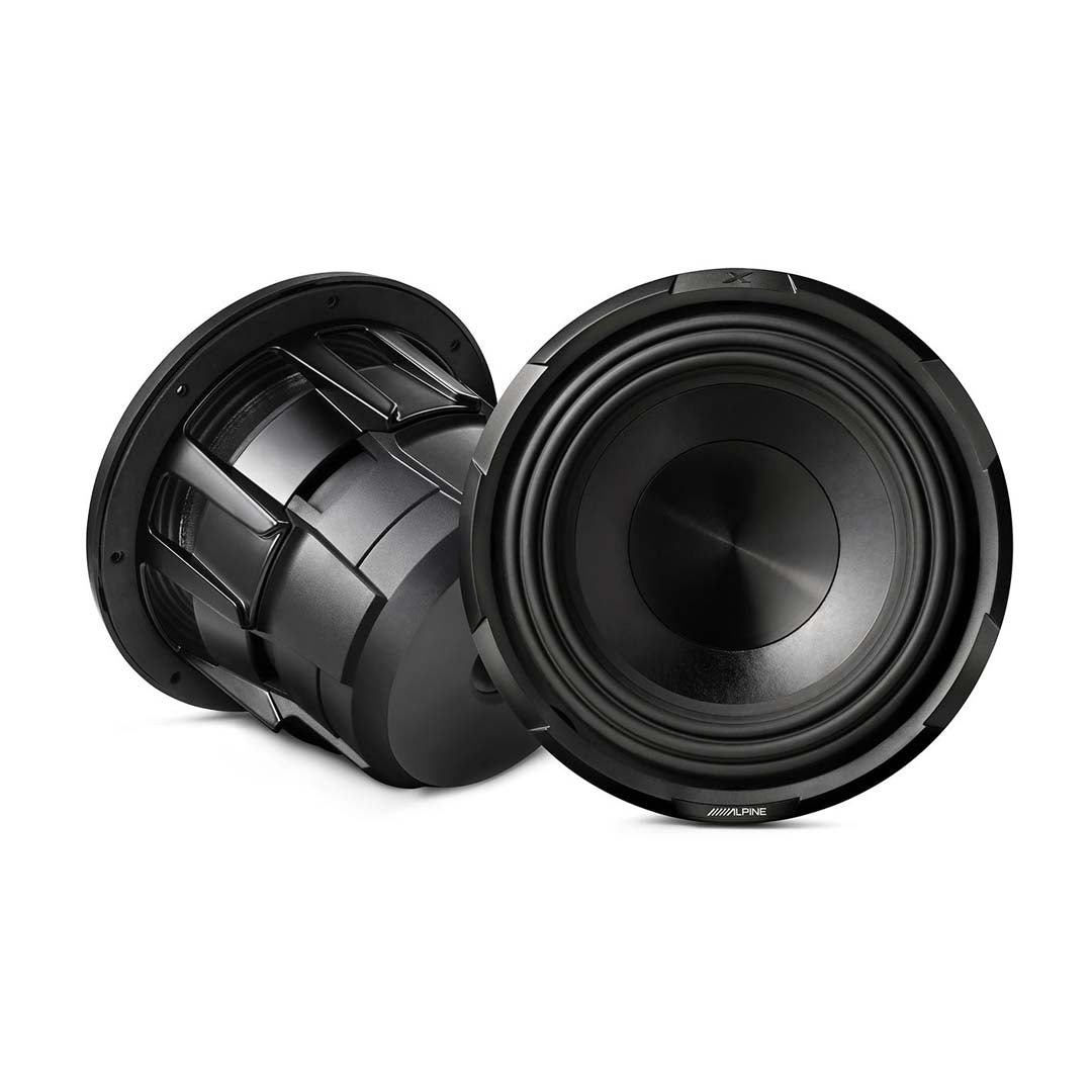 Alpine X-W10D4, X Series Dual 4 Ohm Voice Coil 10'' Subwoofer, 2700 Watts