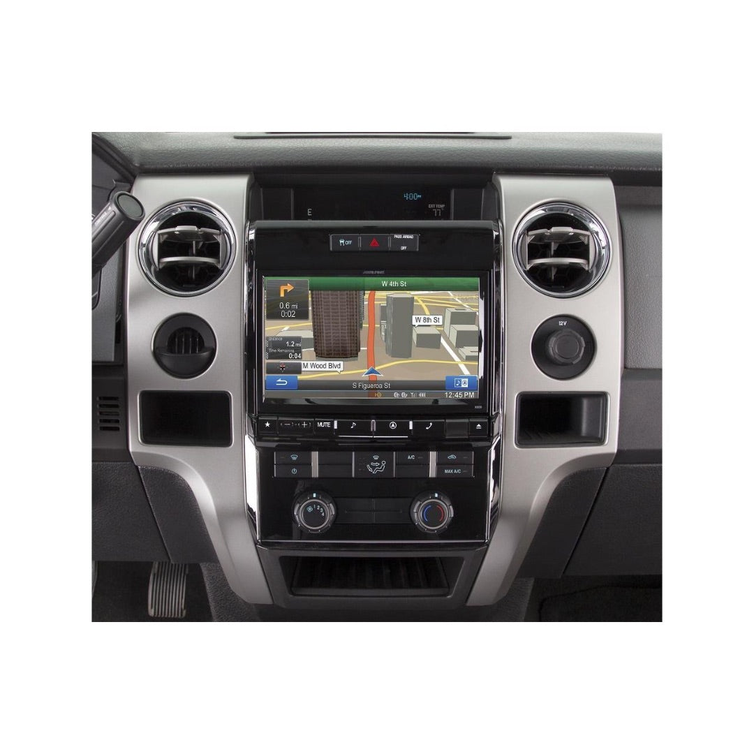 Alpine X009-FD1, 9" In-Dash Restyle System For Ford F-150 2009-2014