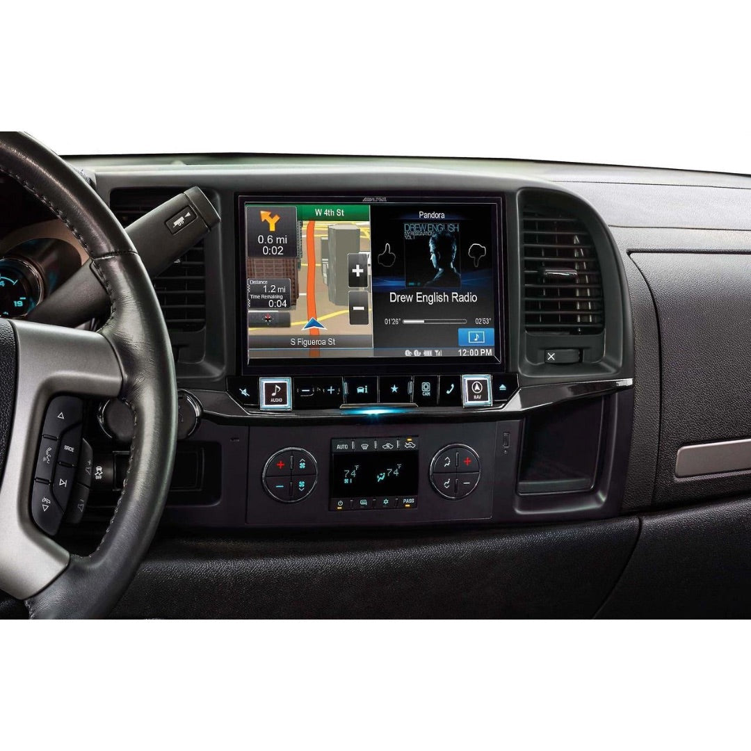 Alpine X009-GM2, 9" In-Dash Restyle System For for Select 2007-13 GM/Chevrolet trucks