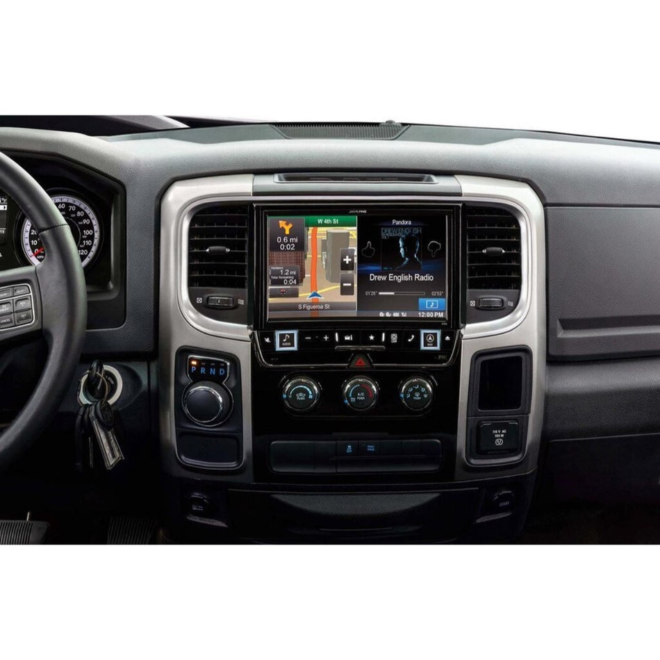 Alpine X009-RAM, 9" In-Dash Restyle System For Select 2013-up Dodge Ram trucks