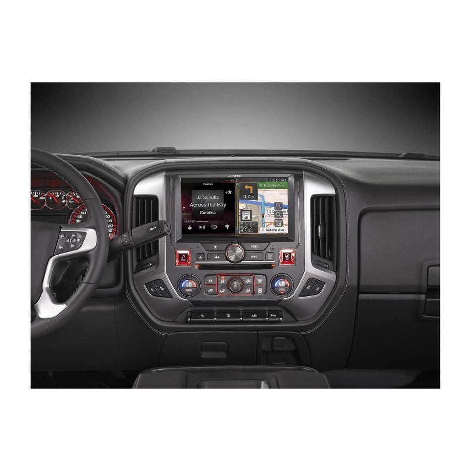 Alpine X110-SRA, 10" In-Dash Restyle System For select 2014-up GMC Sierra trucks without Bose