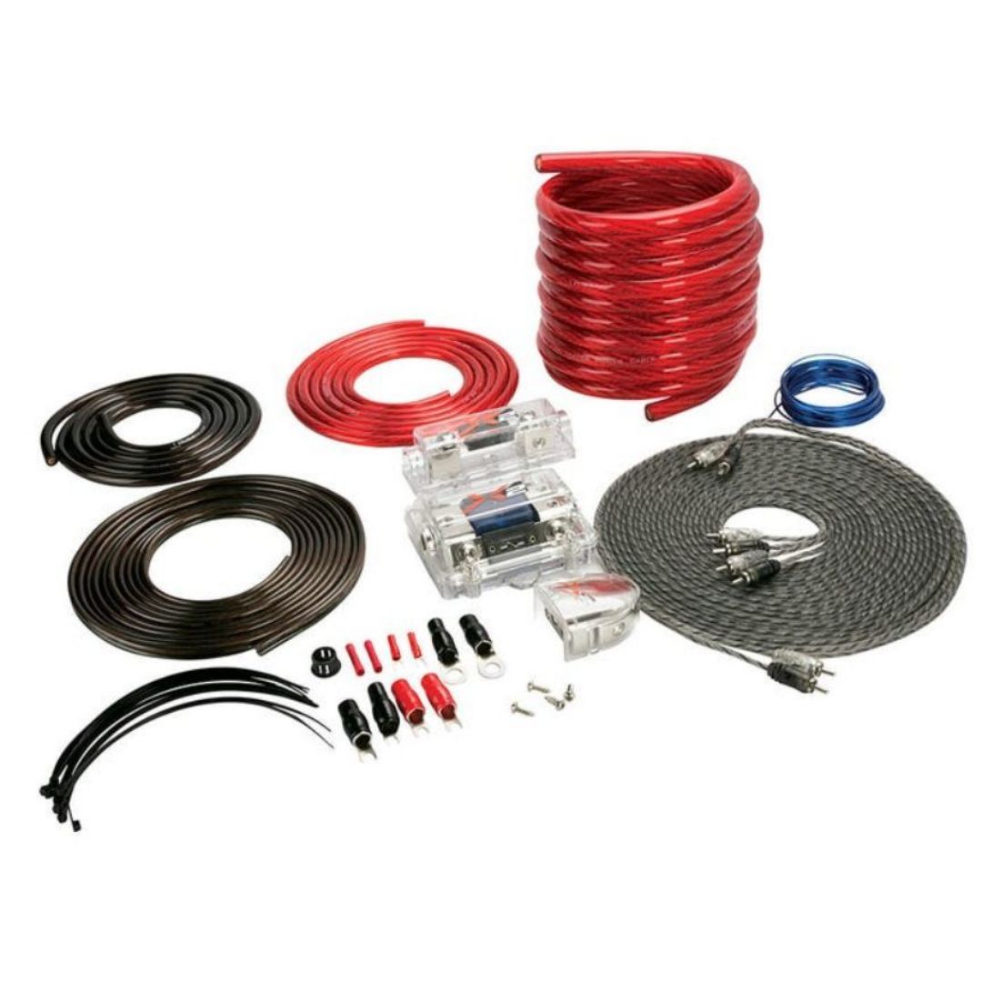 X2 by Scosche X2AKC2500, 15.5mm Oxygen Free Copper  Dual Amplifier Install Kit, 3200W